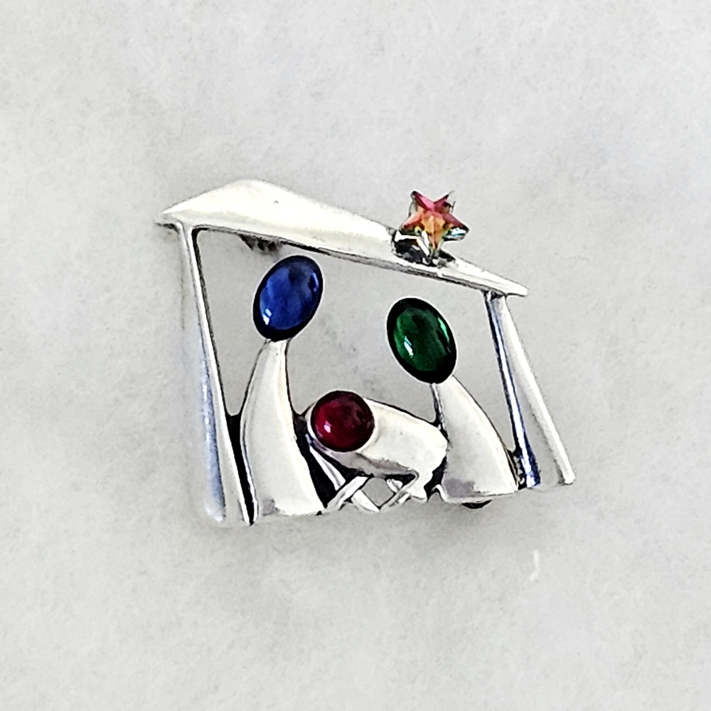 ⭐️CLEARANCE!⭐️ Silpada Sterling Silver Vintage Nativity Pin Brooch UI677